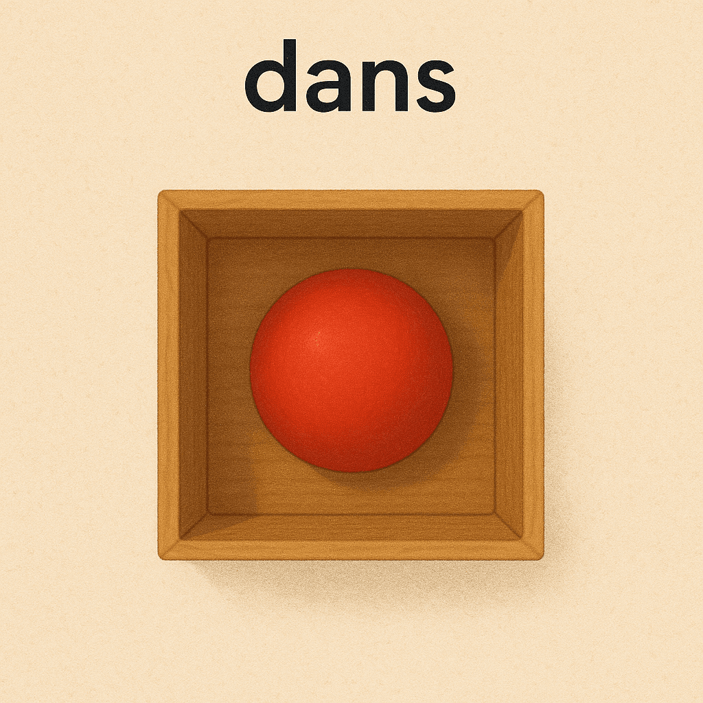 dans — 在…里面