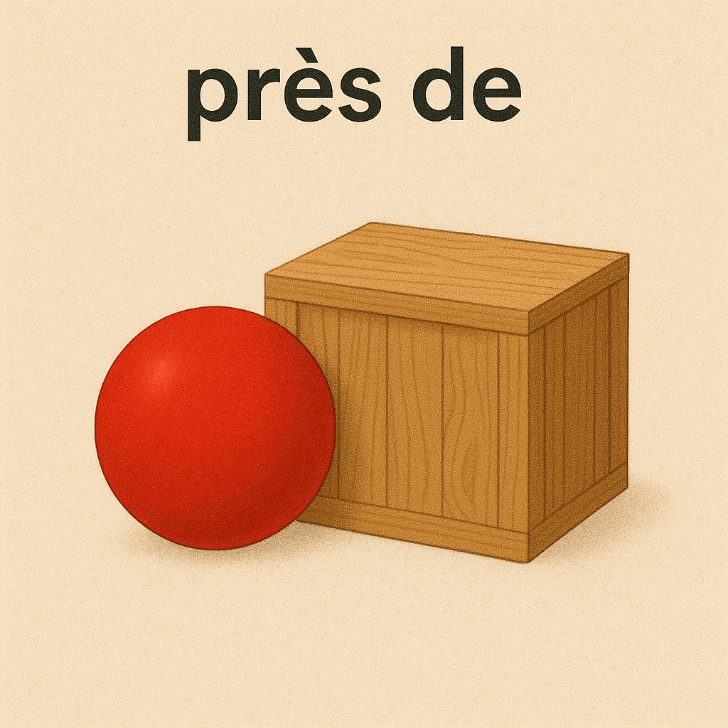 près de — 靠近…