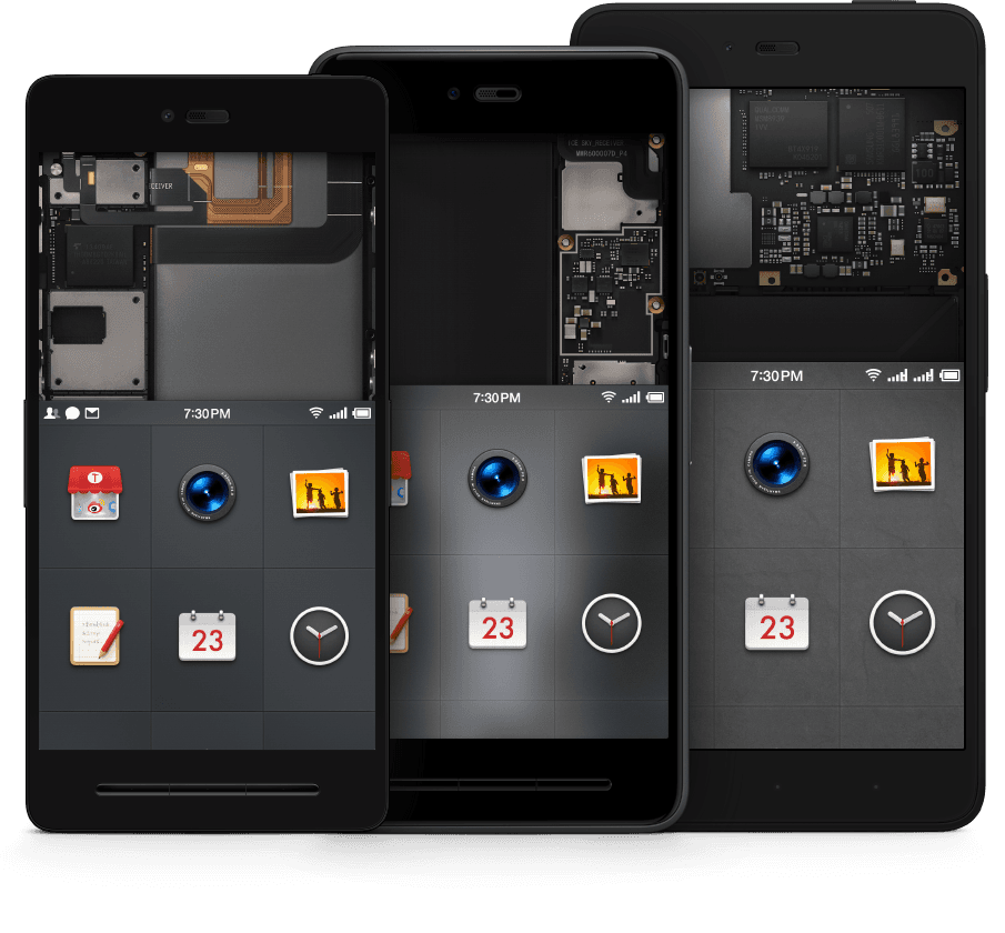 The interface shifts down the screen to bring upper controls within thumb reach.